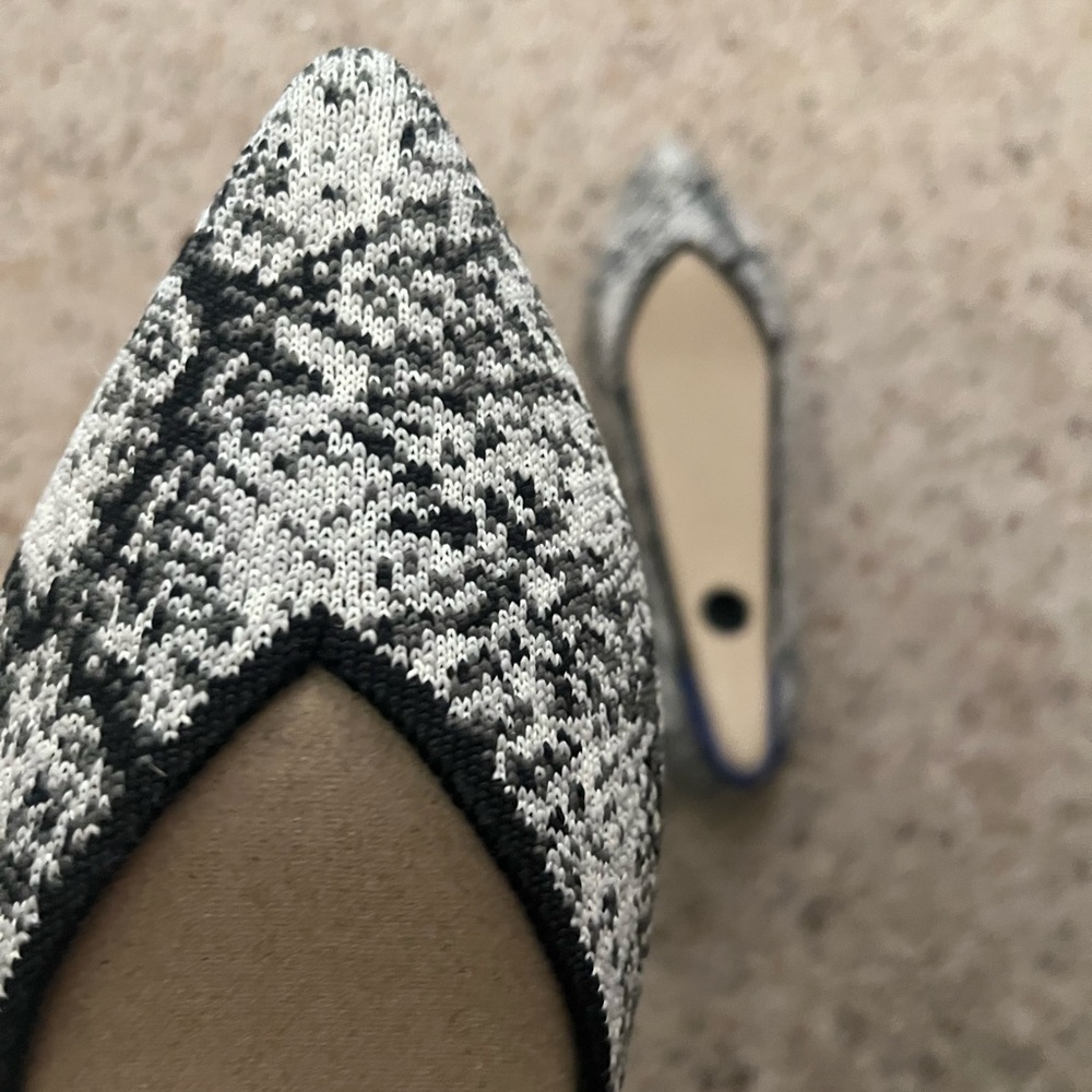 Rothy's Black and White Patterned Flats - Picture 2 of 5